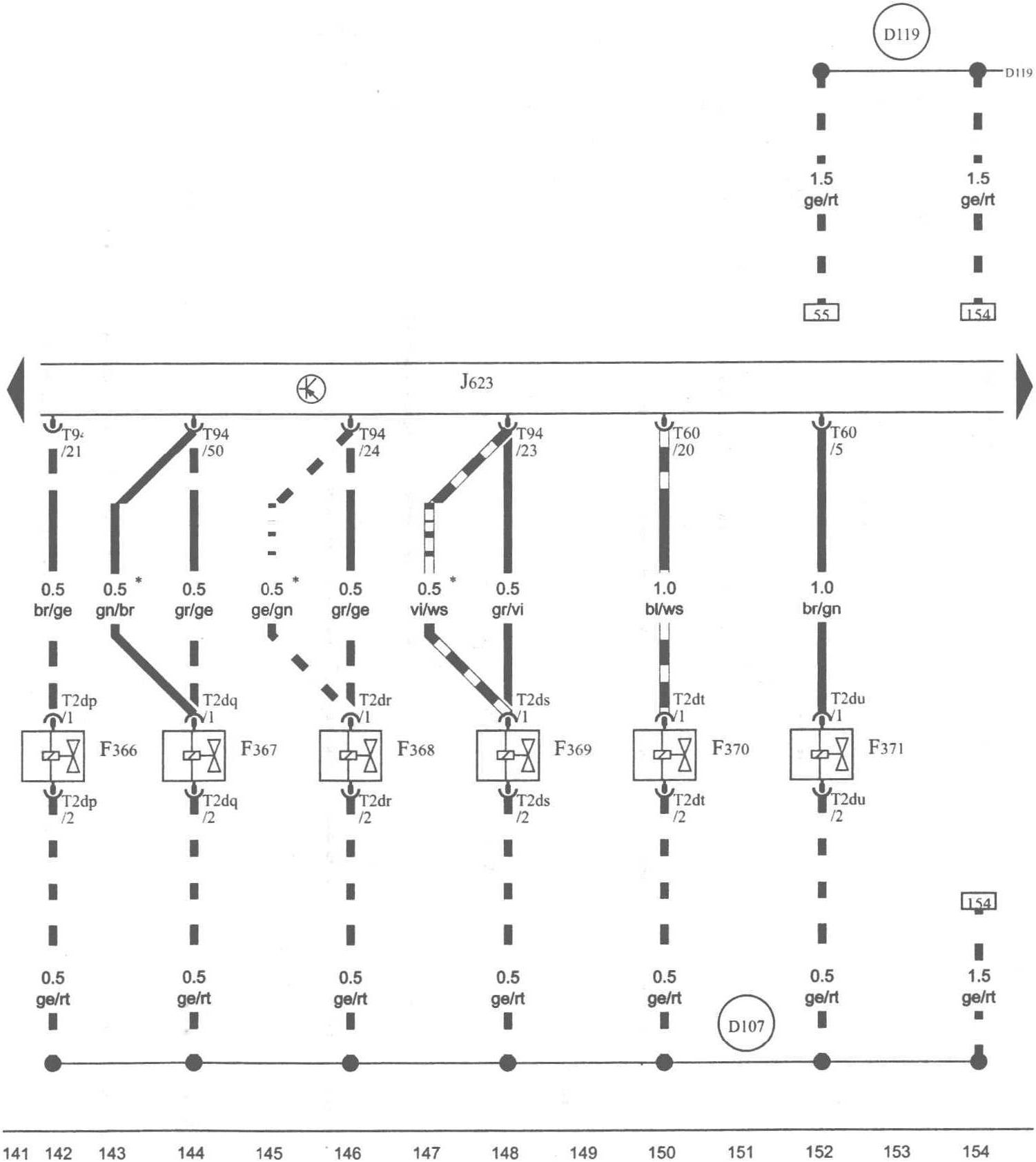 图1-1-39 凸轮轴调节元件1、发动机控制单元
